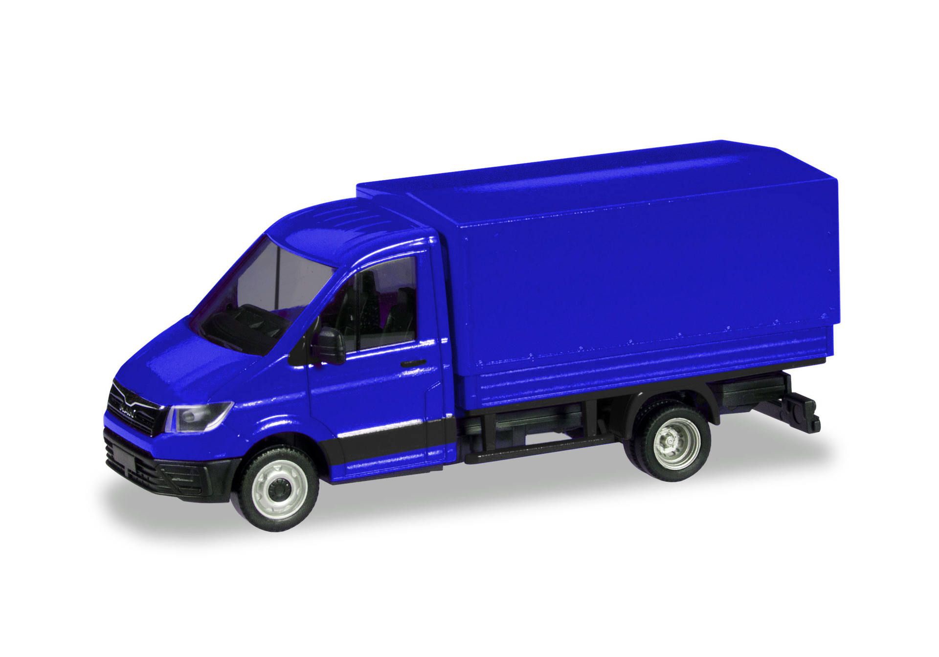 Herpa 093712-002 MAN TGE Einfachkabine mit Pritsche und Plane Modellfahrzeug H0 1:87 Herpa 093712-002 MAN TGE Einfachkabine mit Pritsche und Plane Modellfahrzeug H0 1:87