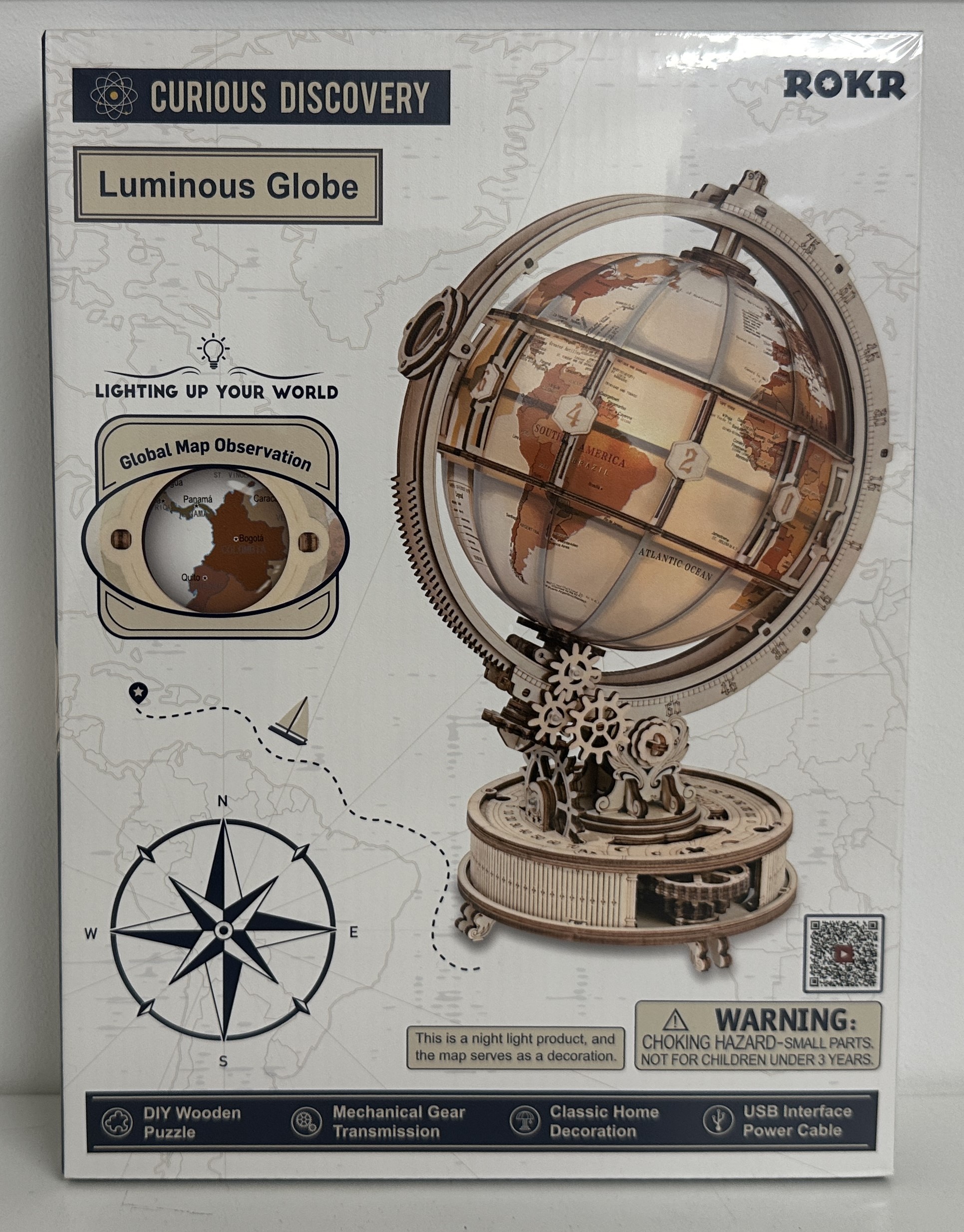 Holzbausatz - Luminous Globe - ST003 Holzbausatz - Luminous Globe - ST003