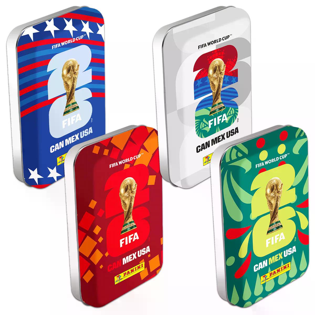 Panini WM 2026 Sticker POCKET TIN (8 Packs + 1 DFB)