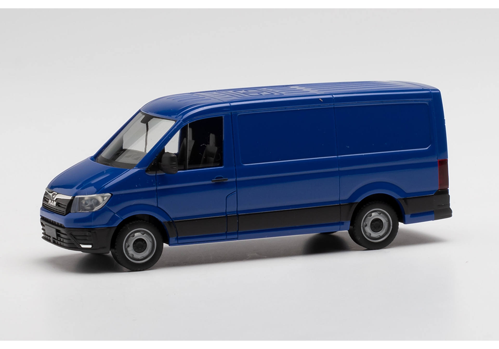 Herpa 096485 MB Sprinter 18 Kasten FD Blau Modellfahrzeug H0 1:87