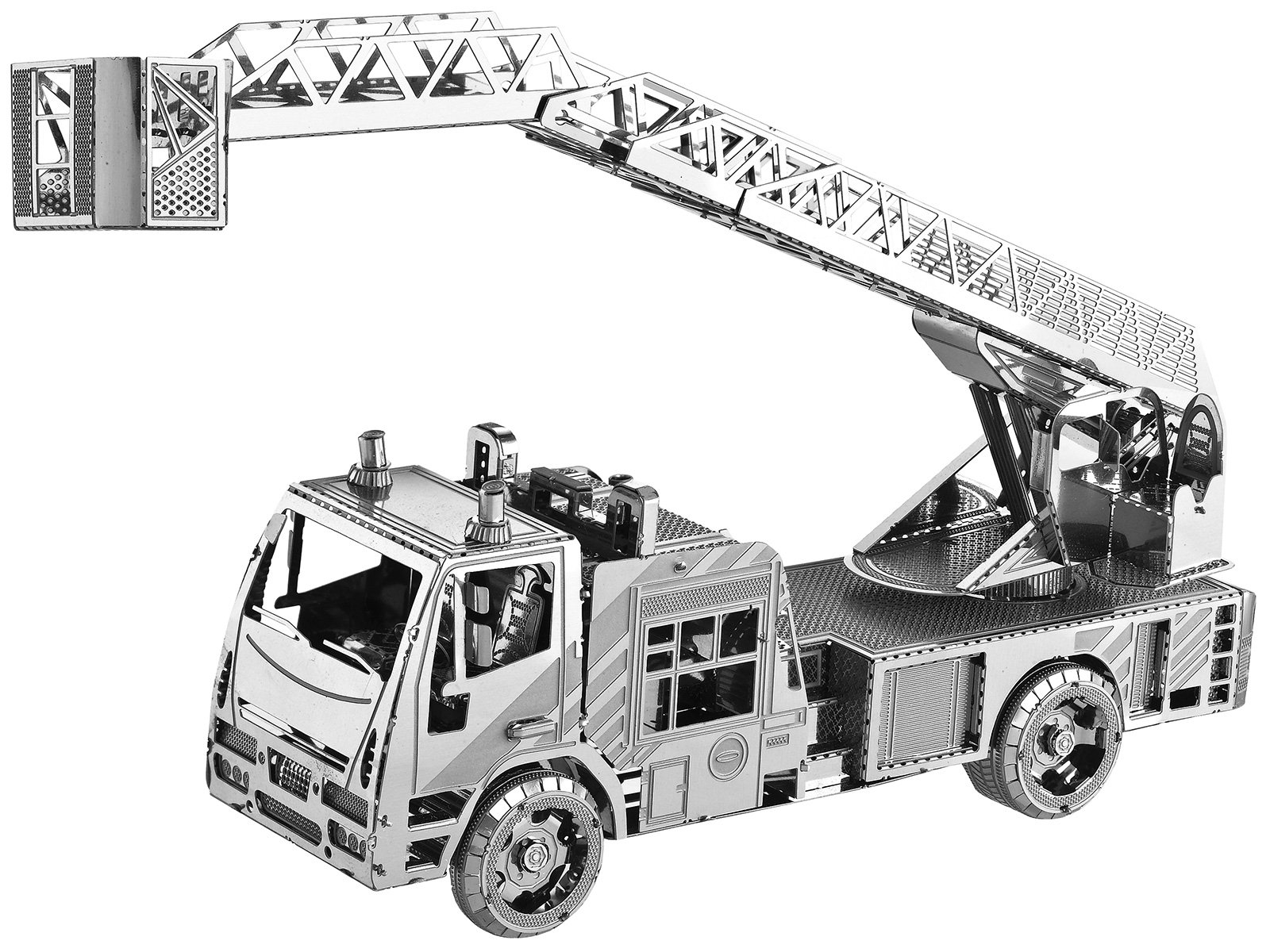 Metallbausatz Feuerwehr Drehleiter Metallbausatz Feuerwehr Drehleiter