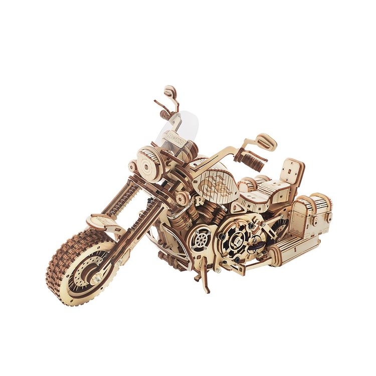 Cruiser Motorcycle 3D Puzzle Holz mechanisch  - Robotime ROKR LK504