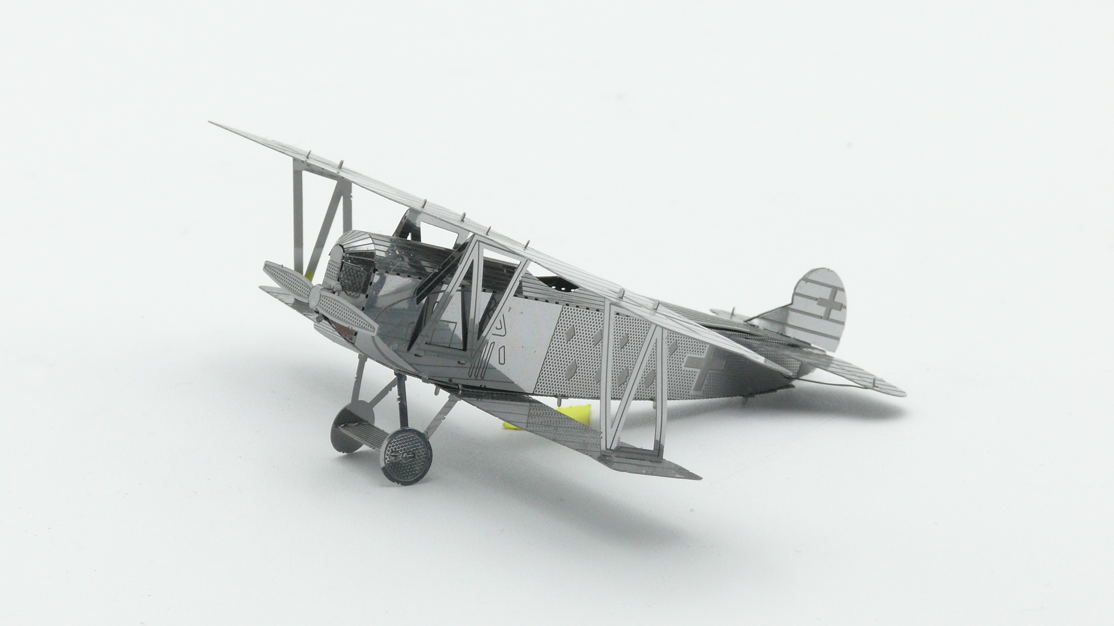 Mini 3D Metal Model Fokker D.VII Fighter Plane