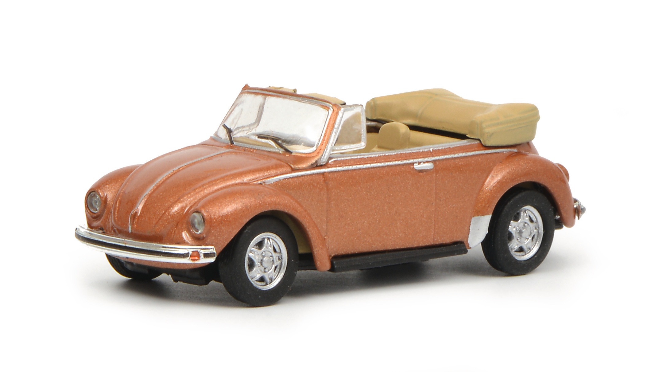 Schuco 452633600 VW Käfer Cabrio kupfer 1:87 Schuco 452633600 VW Käfer Cabrio kupfer 1:87