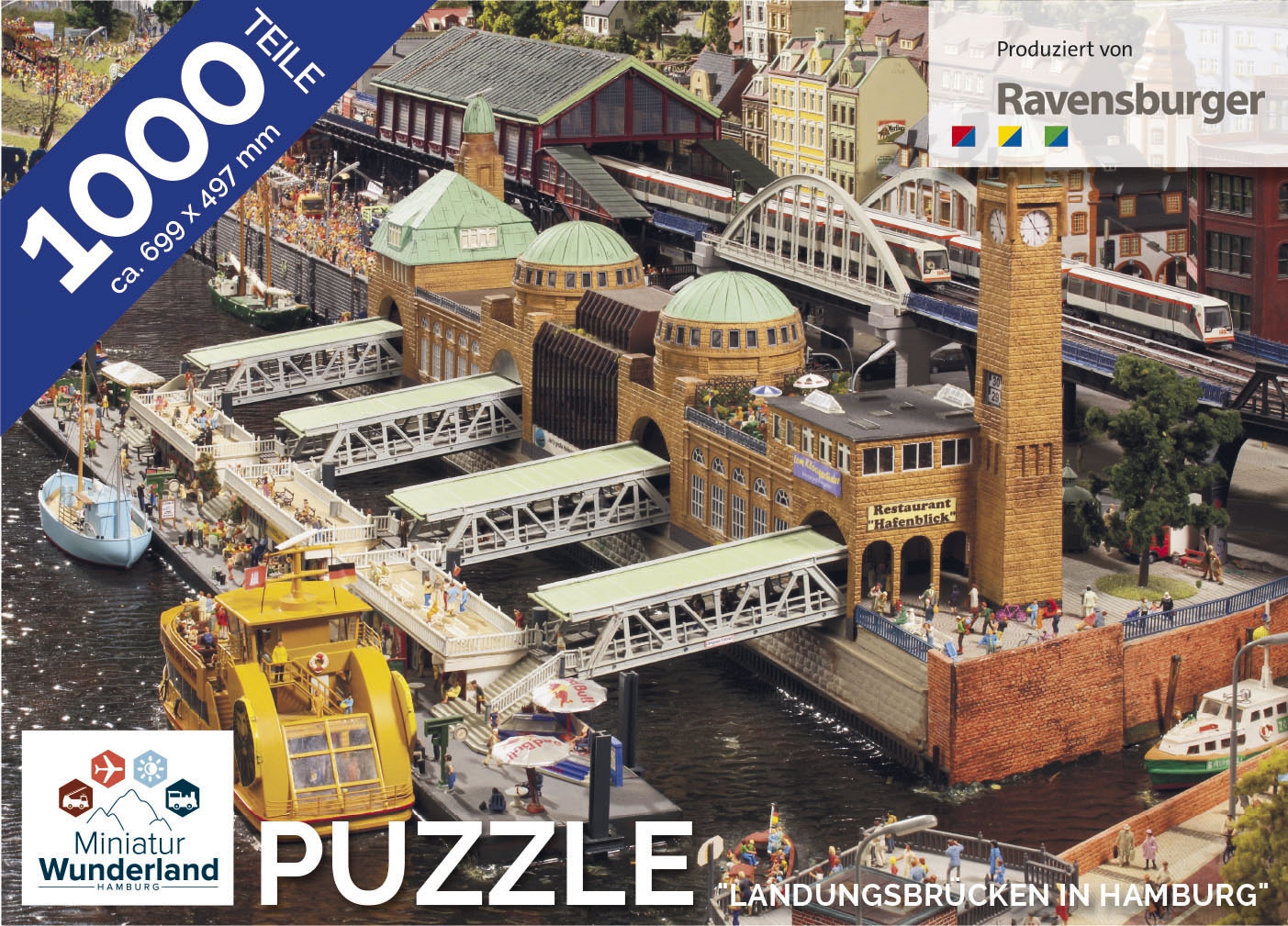 Puzzle "Landungsbrücken" 1000 Teile von Ravensburger Puzzle "Landungsbrücken" 1000 Teile von Ravensburger