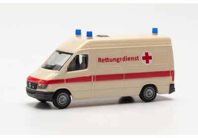 Herpa 097031 Mercedes-Benz Sprinter `96 Rettungswagen „Rettungsdienst“