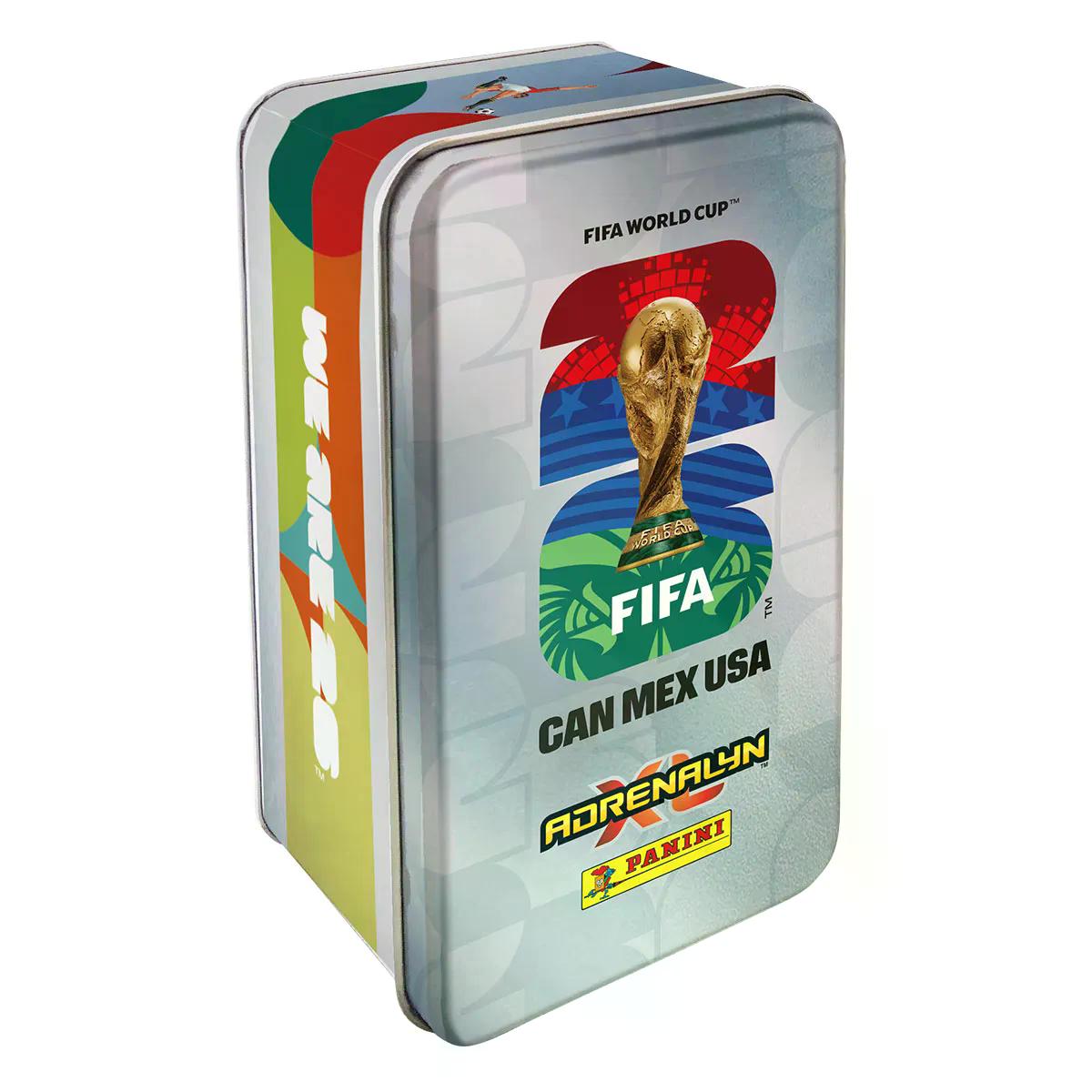 Panini WM 2026 Adrenalyn XL CLASSIC TIN (8 Packs+ 2 Special Cards)