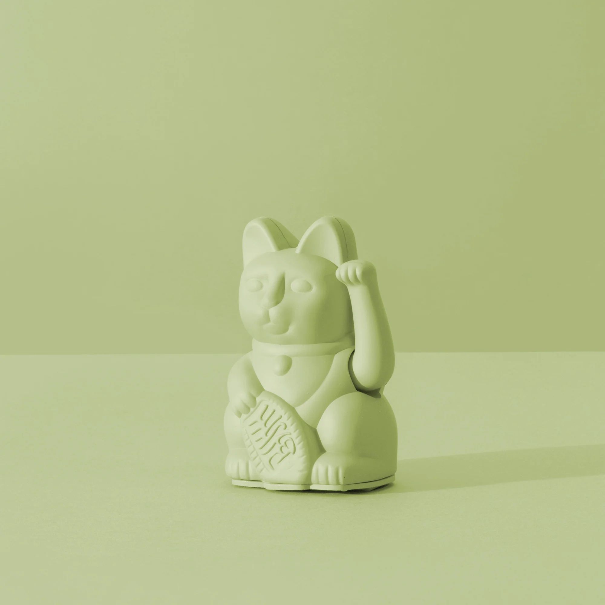 Winkekatze / Maneki Neko | Mini - Light Green Winkekatze / Maneki Neko | Mini - Light Green