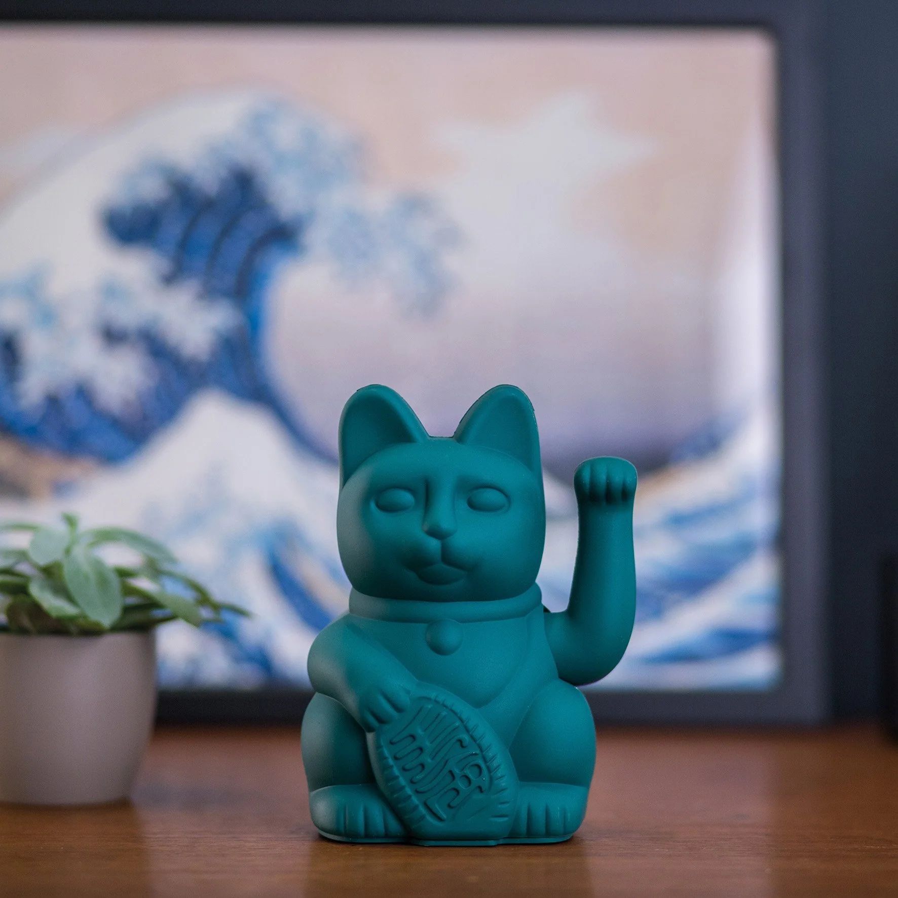 Winkekatze / Maneki Neko | Classic - Green