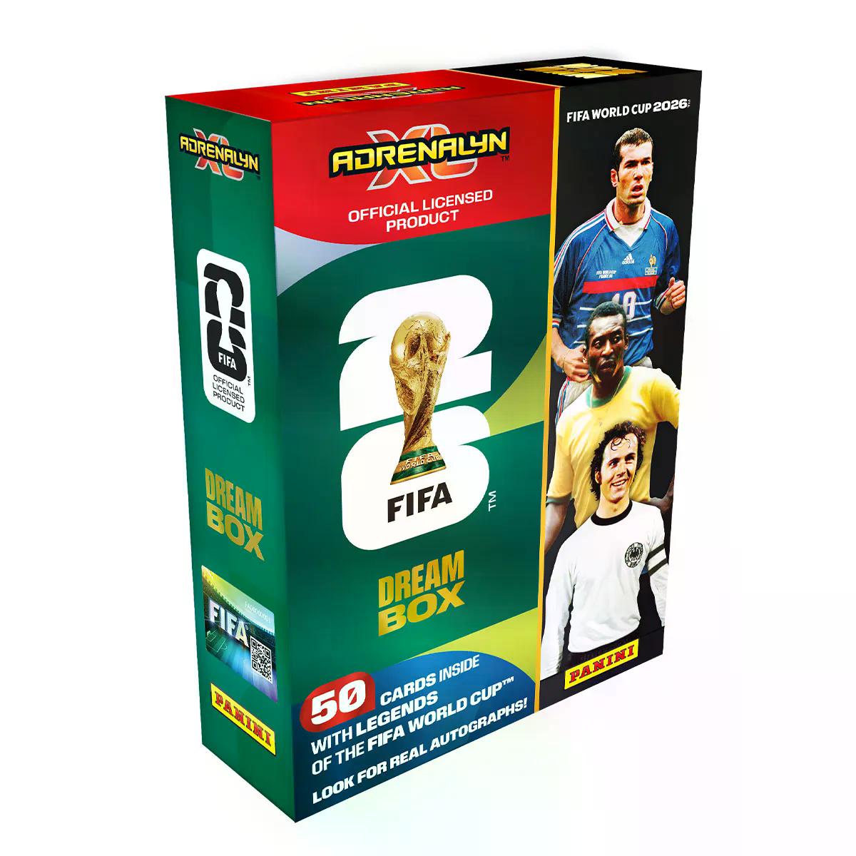 Panini WM 2026 Adrenalyn Dream Box (25 Cards + 24 Legends)