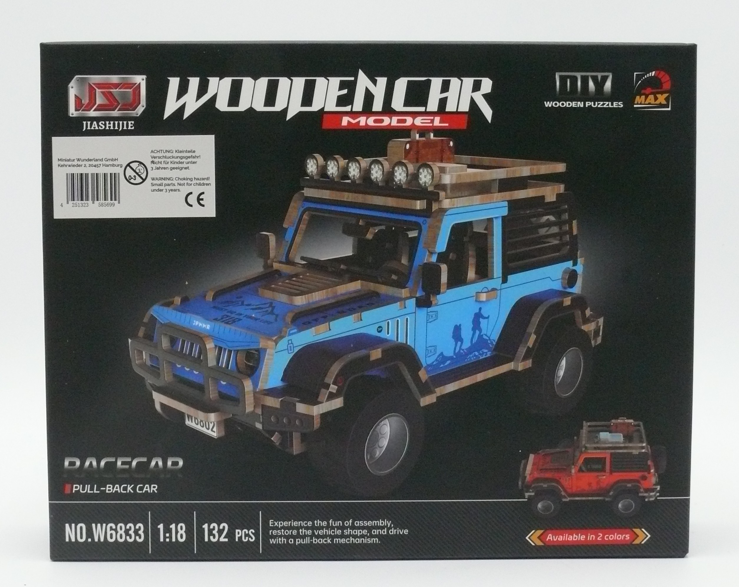Holzbausatz - Offroad-Fahrzeug 1:18