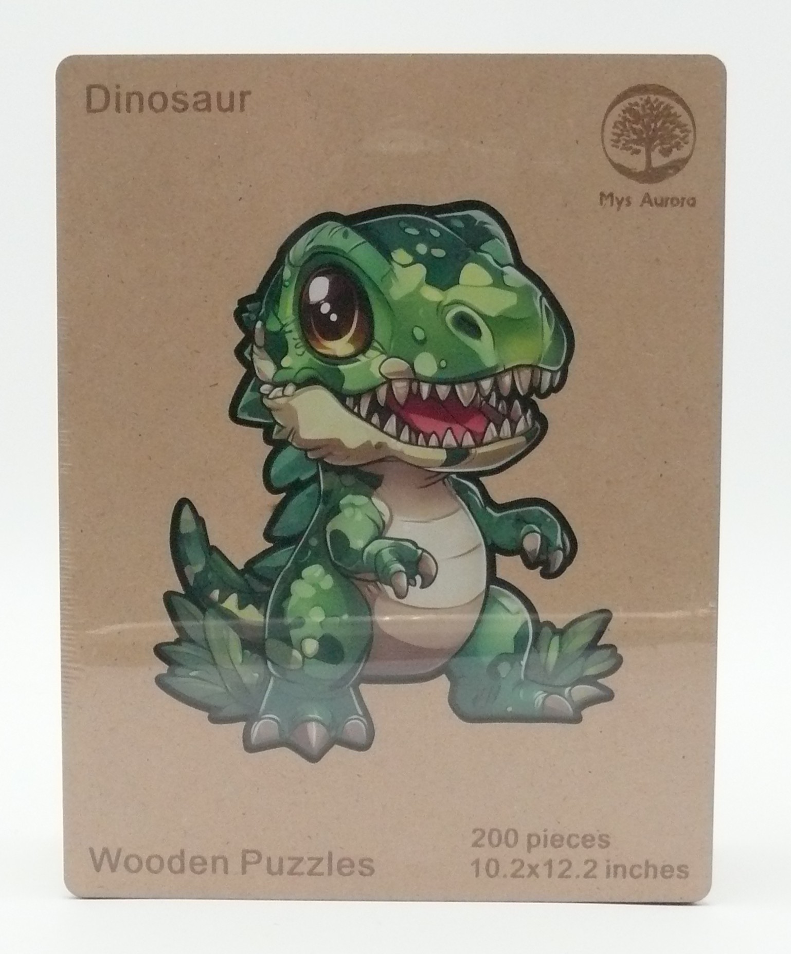 Wooden Puzzle – "Dinosaur" – 200 Pieces