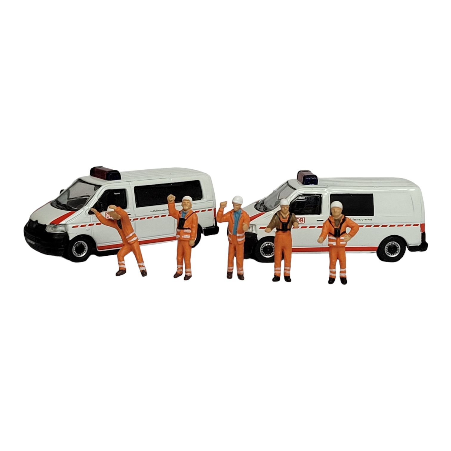 Schuco 452655500 Set 2x VW T5+Figuren DB Notfallmanagement Schuco 452655500 Set 2x VW T5+Figuren DB Notfallmanagement