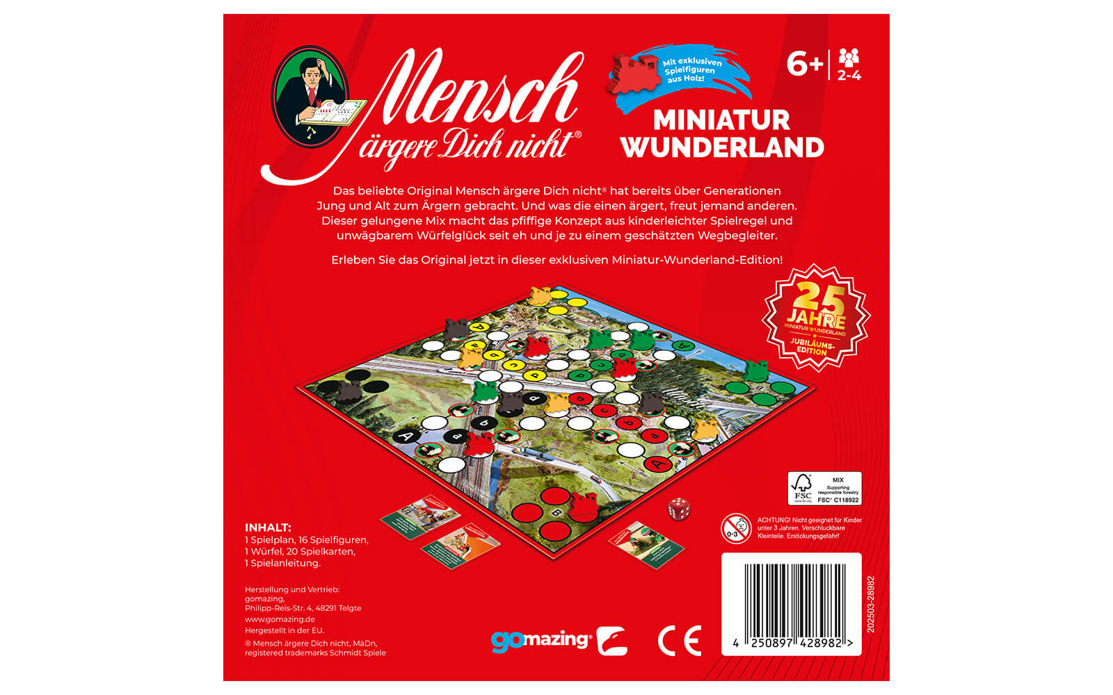 Mensch ärgere Dich nicht®  - Miniatur Wunderland Jubiläums-Edition