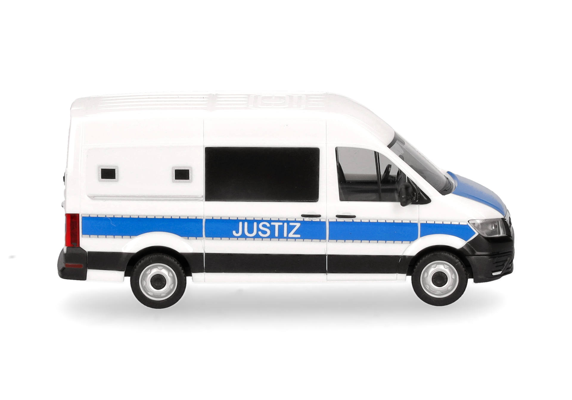Herpa 98021 MAN TGE Kasten Hochdach Gefangenentransporter "Justiz" 1:87