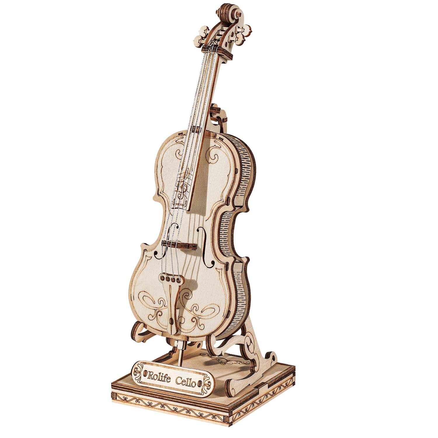 Holzbausatz Cello TG411 ROKR Robotime