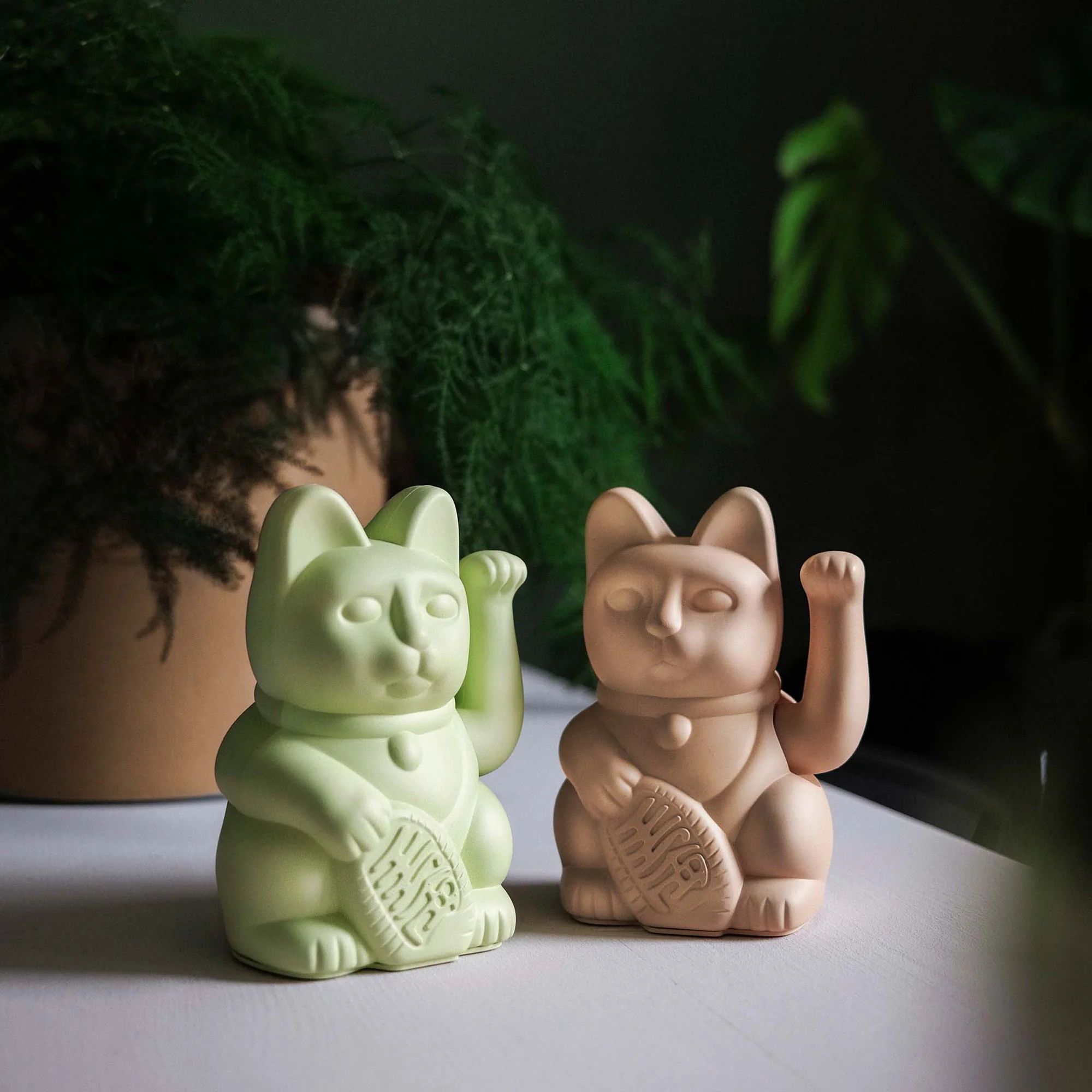 Winkekatze / Maneki Neko | Classic - Ocher