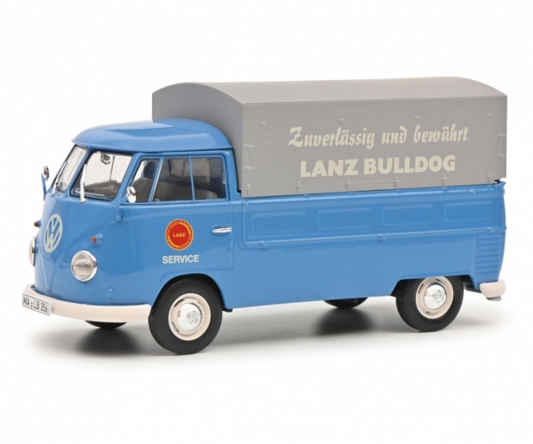 Schuco 450785800 VW T1 Pritsche Plane "LANZ" Modellfahrzeug 1:32 Schuco 450785800 VW T1 Pritsche Plane "LANZ" Modellfahrzeug 1:32