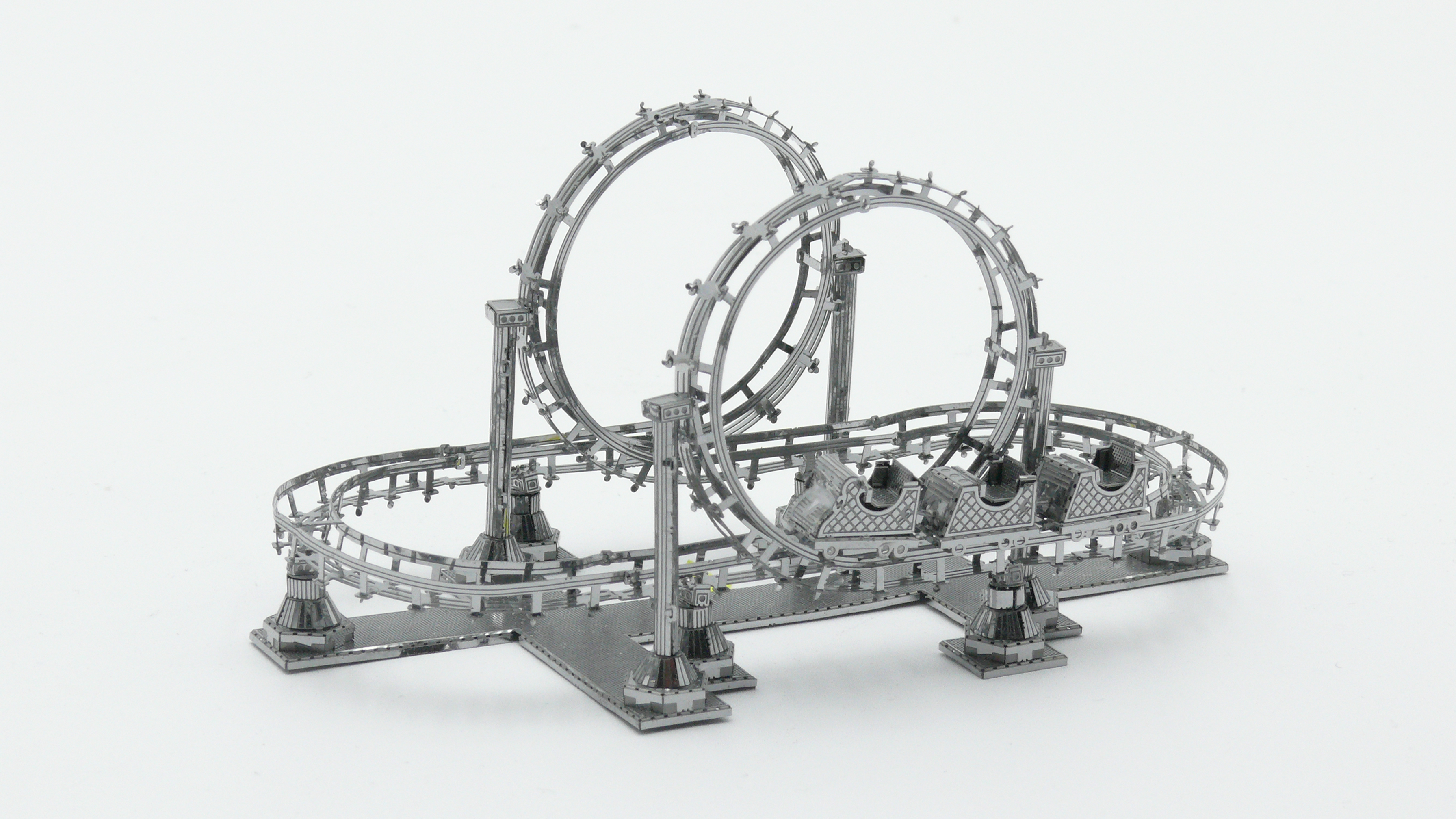 Mini 3D Metal Model Roller Coaster