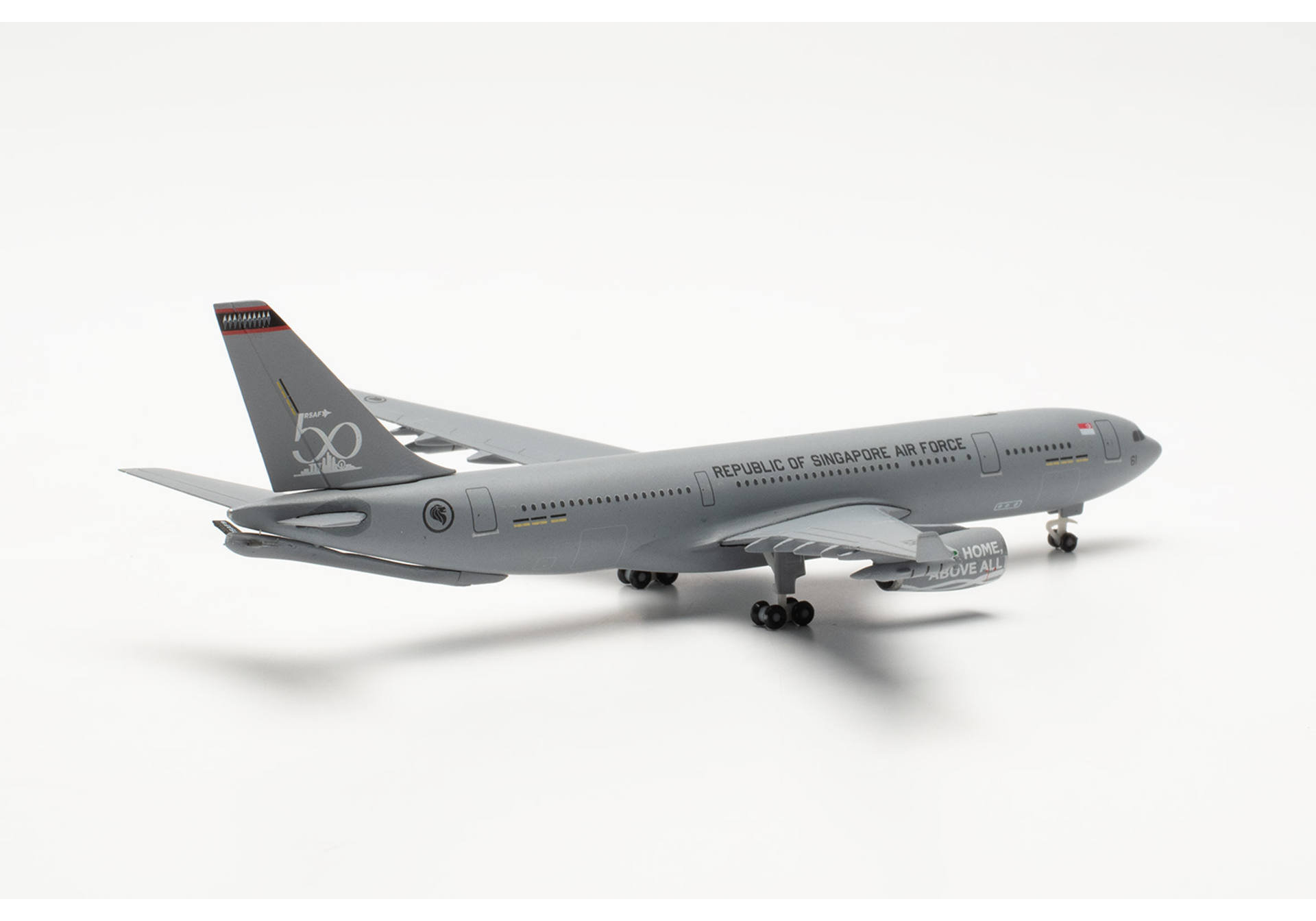 Miniature Avion de ligne - AIRBUS A330 MRTT Republic of Singapore Air Force RSAF 50ans HERPA HER536745 Miniature Avion de ligne - AIRBUS A330 MRTT Republic of Singapore Air Force RSAF 50ans HERPA HER536745
