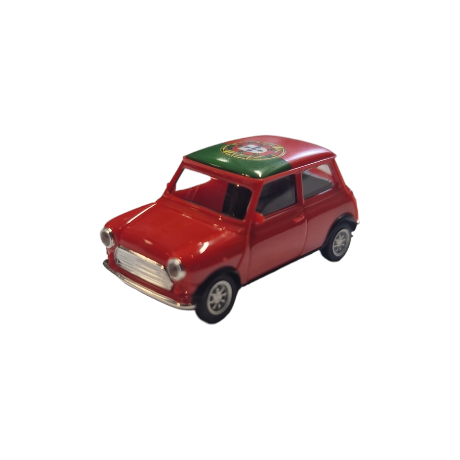 Herpa 420709 Mini Cooper EM21 Portugal Flagge Modellfahrzeug H0 1:87