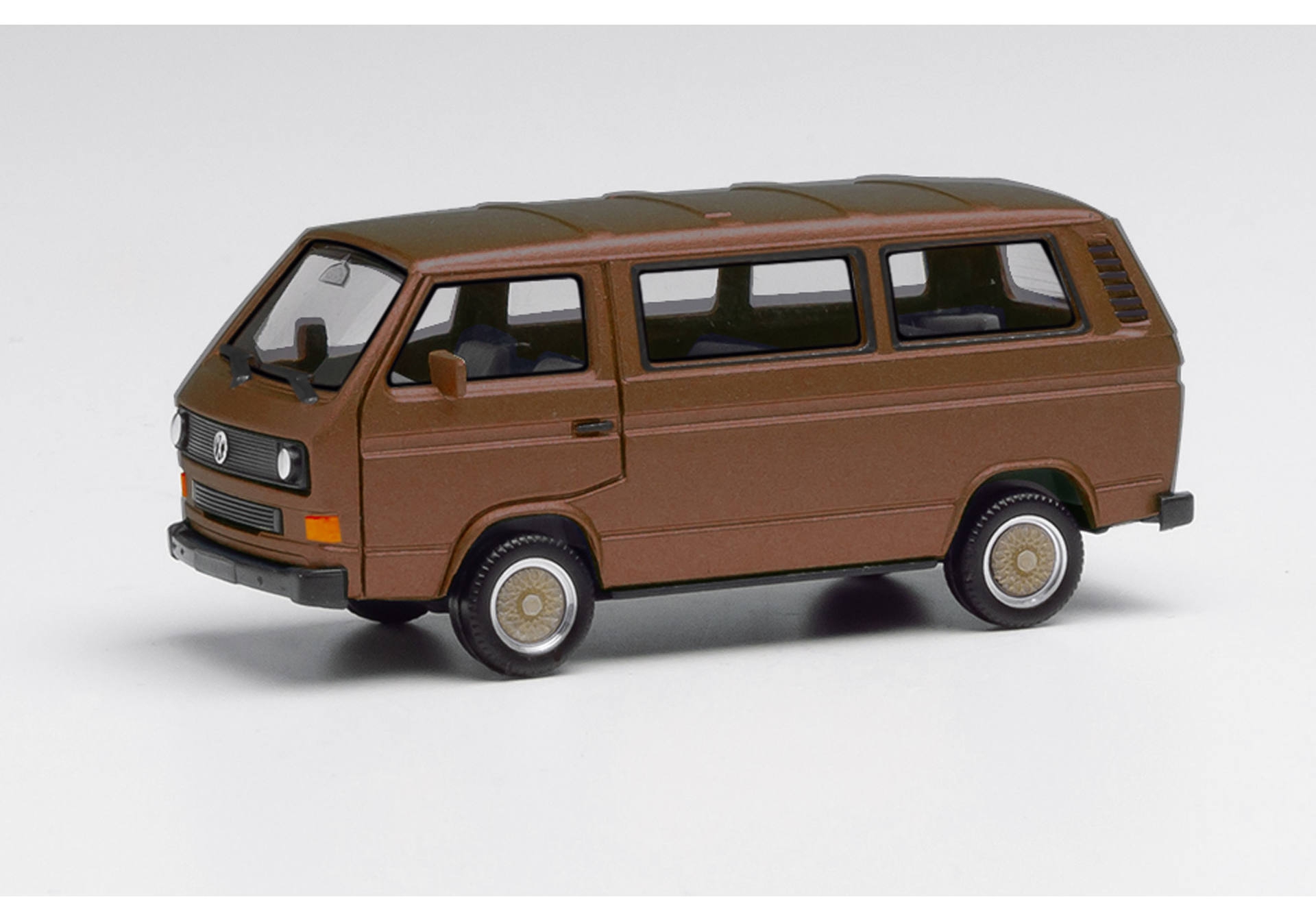 Herpa 430876-002 VW T3 Bus mit BBS Felgen bronce Modellfahrzeug H0 1:87