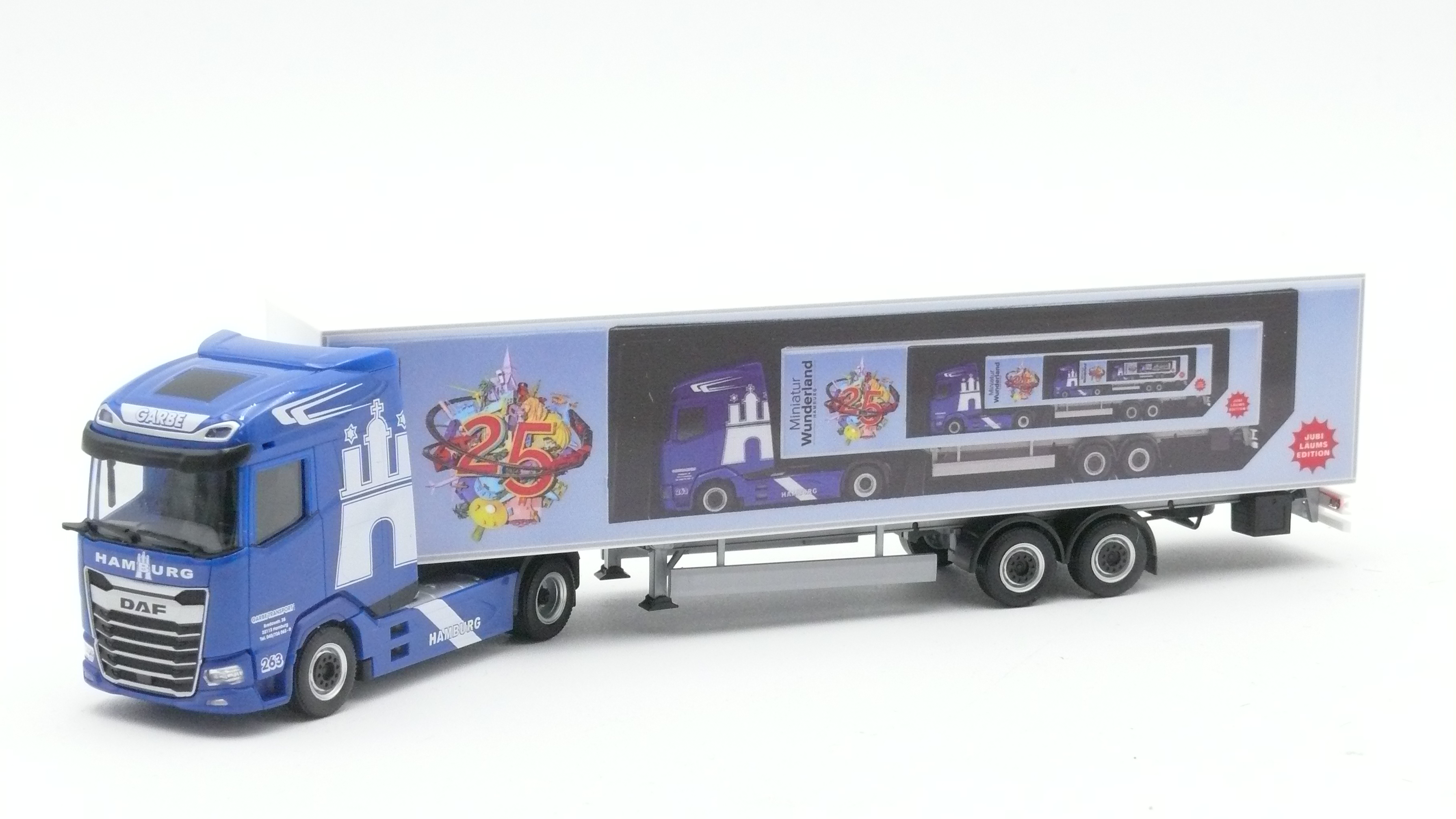 Herpa 962186 Special Truck "25 Years Miniatur Wunderland" – Limited Edition