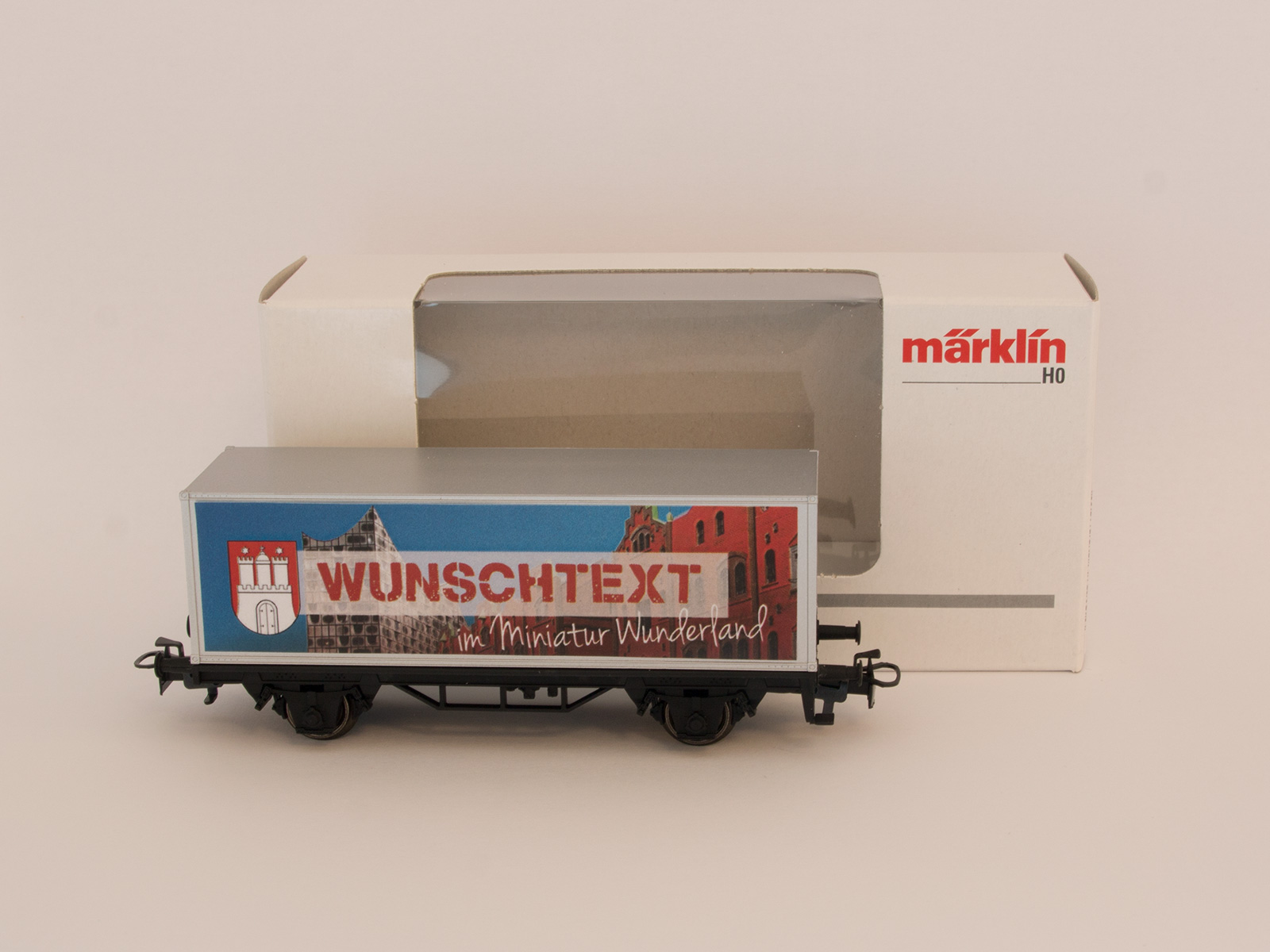 Miniatur Wunderland / Märklin H0 Sonderwaggon mit ihrem NAMEN