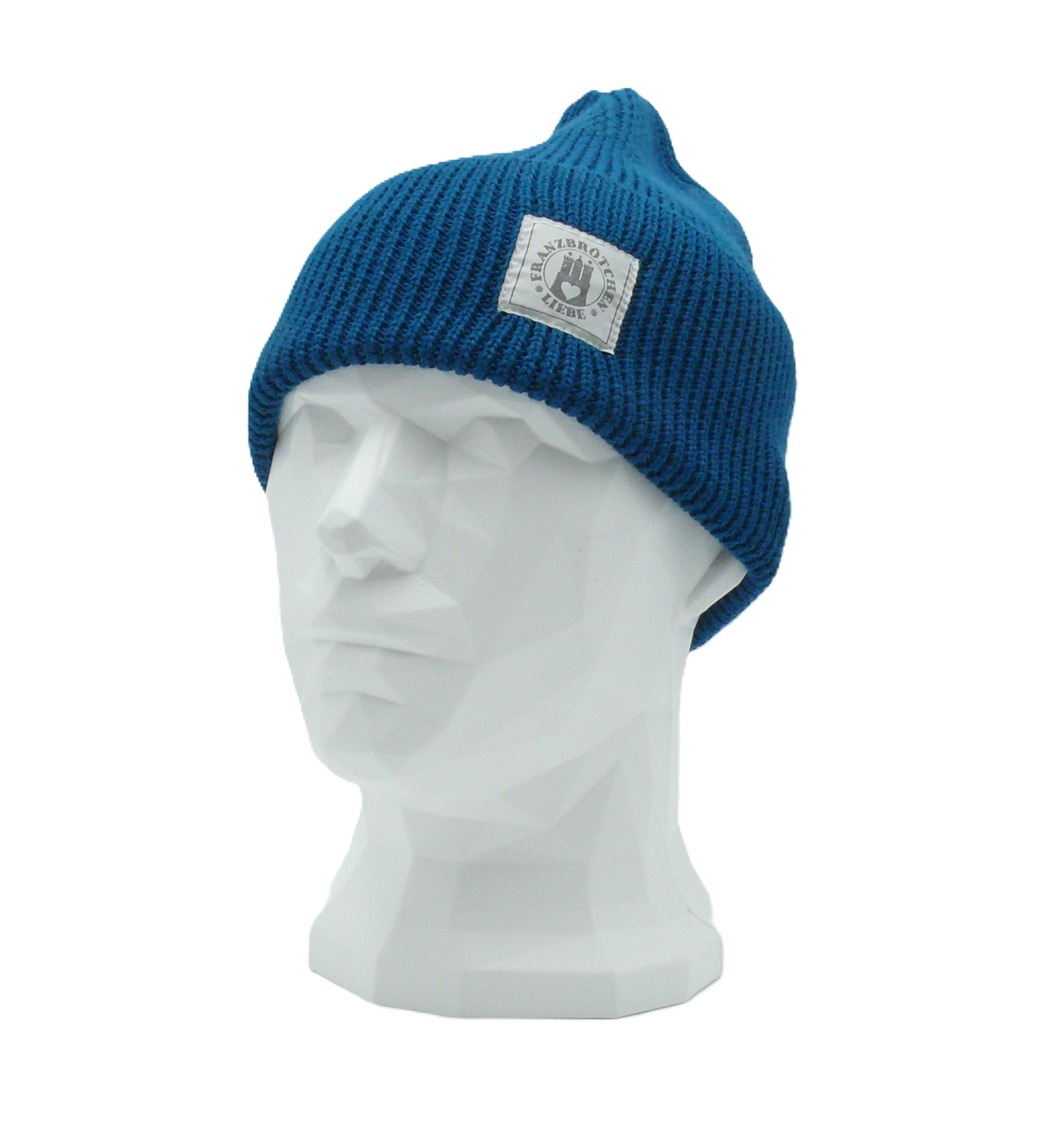 Franzbrötchenliebe Mütze "Alster" - turquoise Franzbrötchenliebe Mütze "Alster" - turquoise