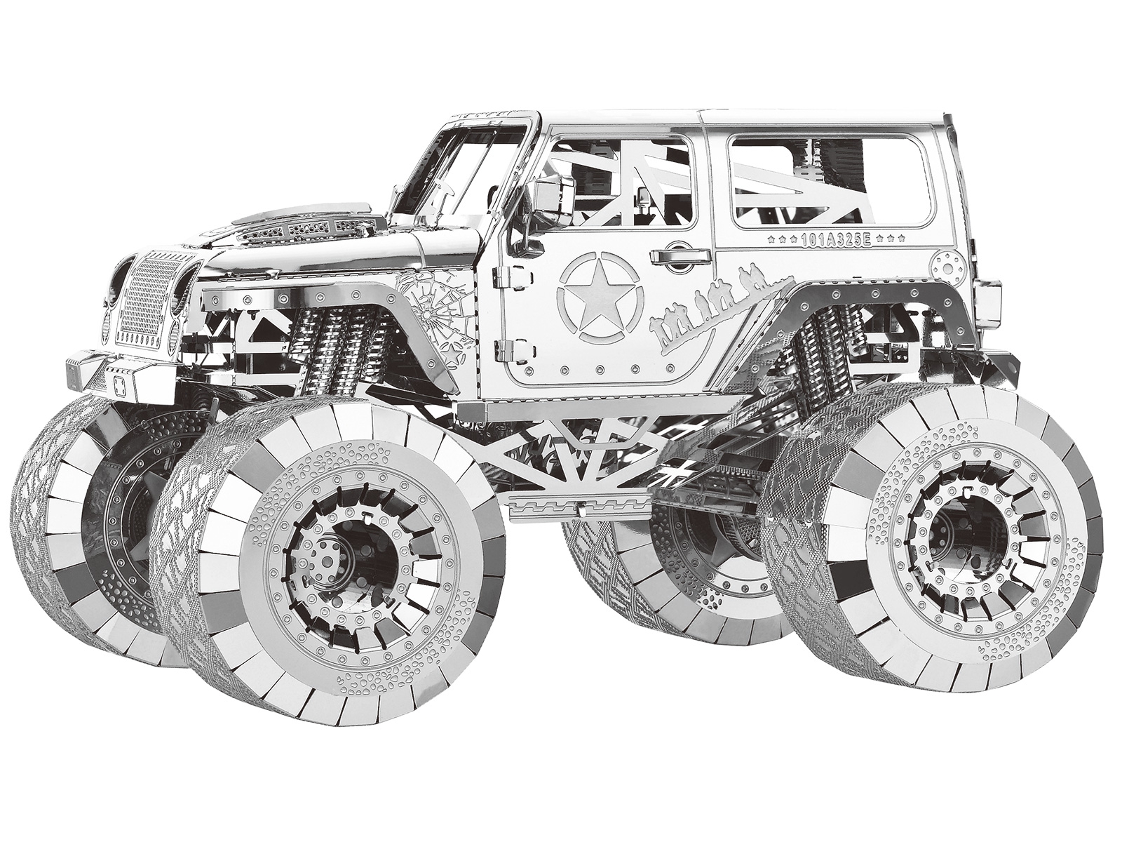 Metallbausatz Wrangler Geländewagen