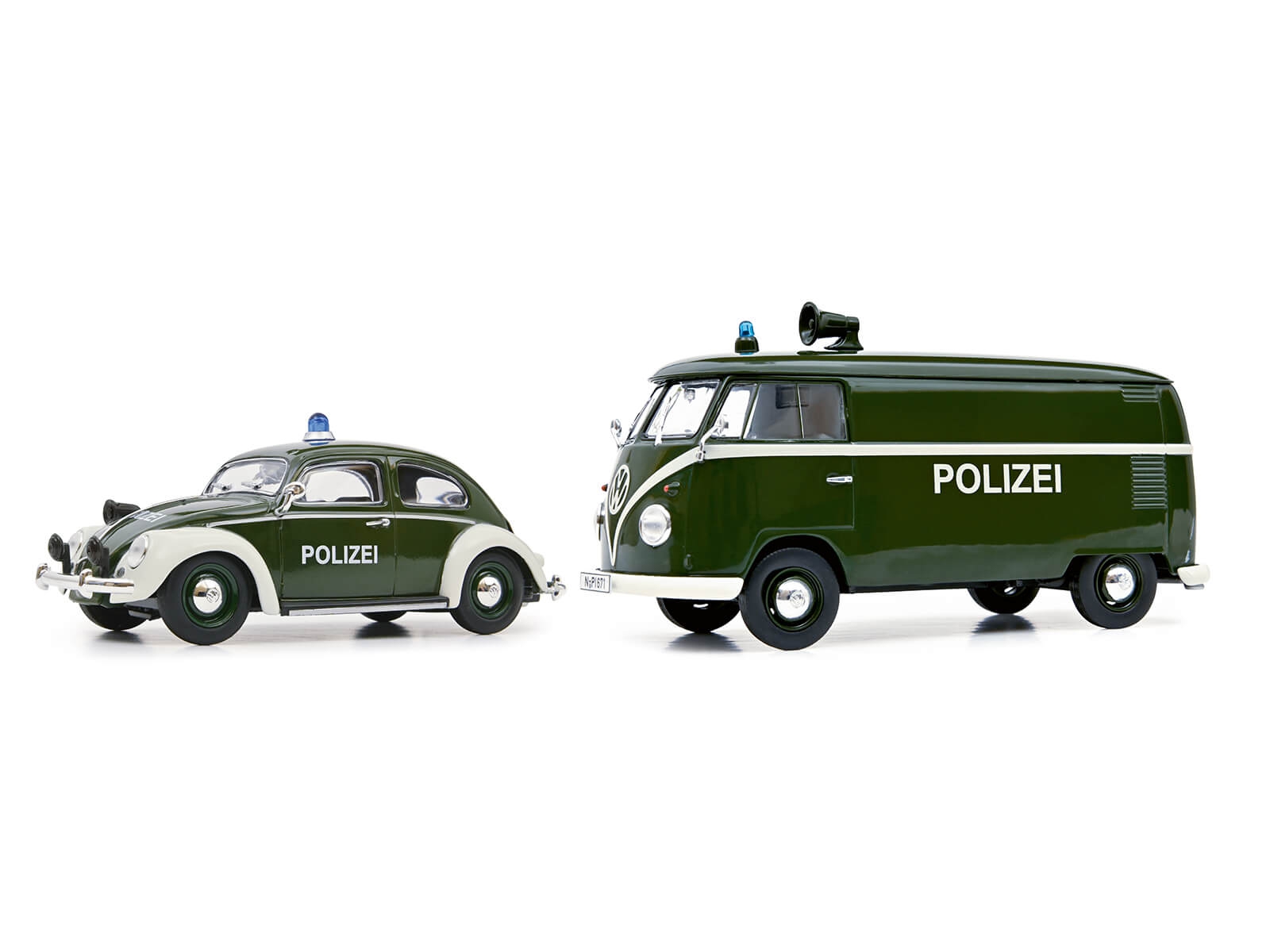 Schuco 450774400 MHI Set Polizei 1:32