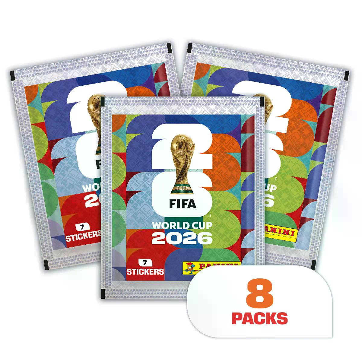 Panini WM 2026 Sticker POCKET TIN (8 Packs + 1 DFB)