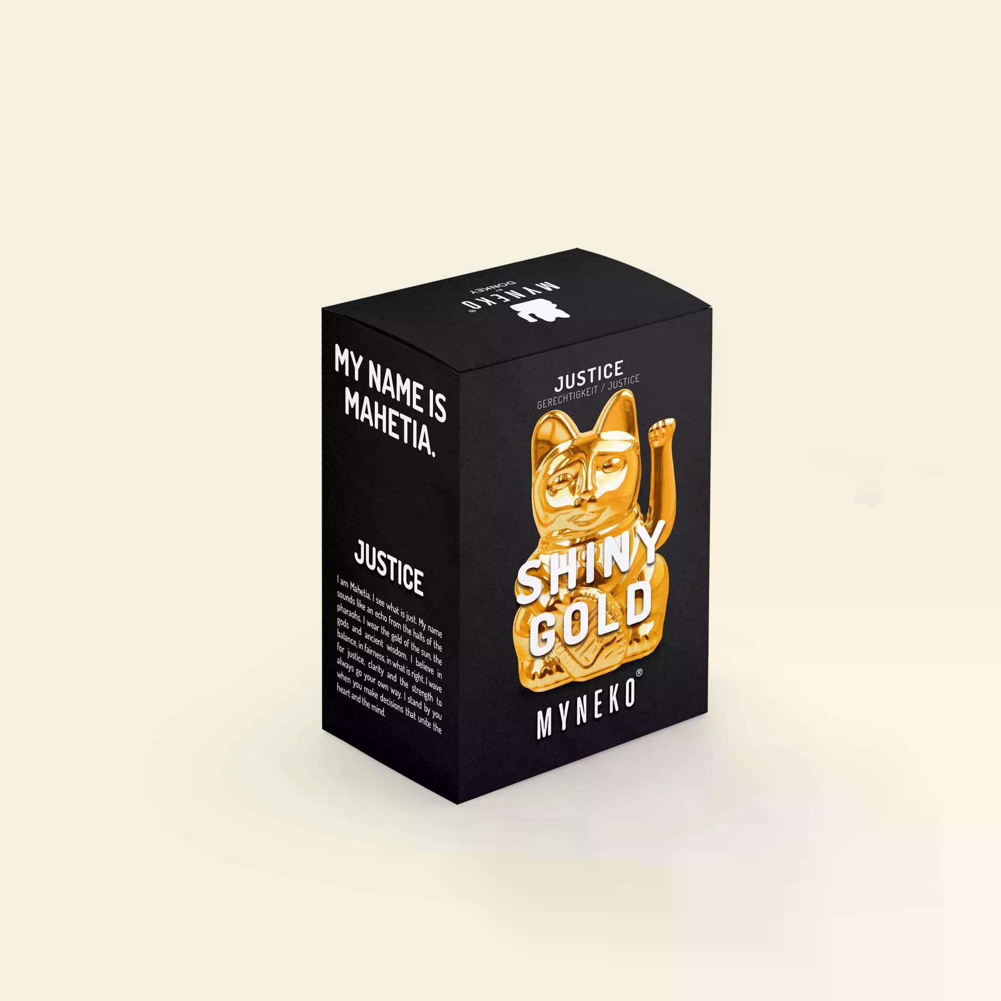 Winkekatze / Maneki Neko | Mini - Shiny Gold
