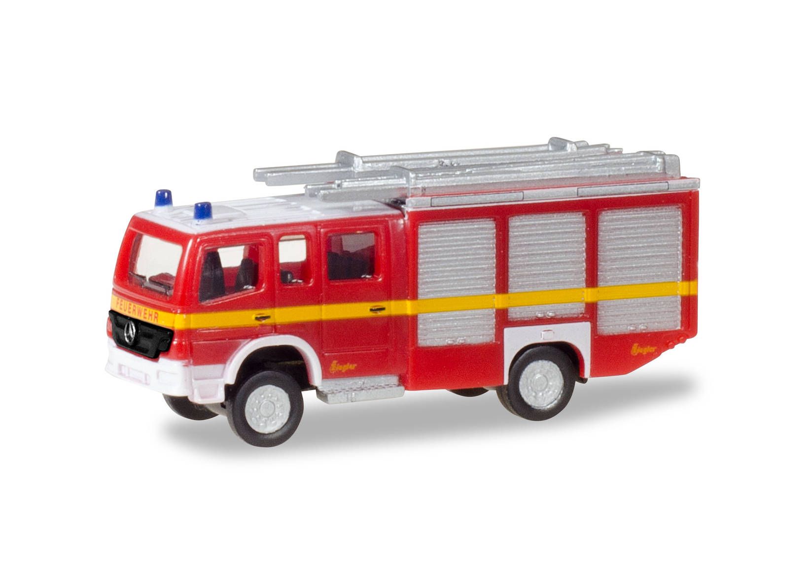 Herpa 066747 Mercedes-Benz Atego HLF 20 "Feuerwehr", dekoriert 1:160 (Spur N)