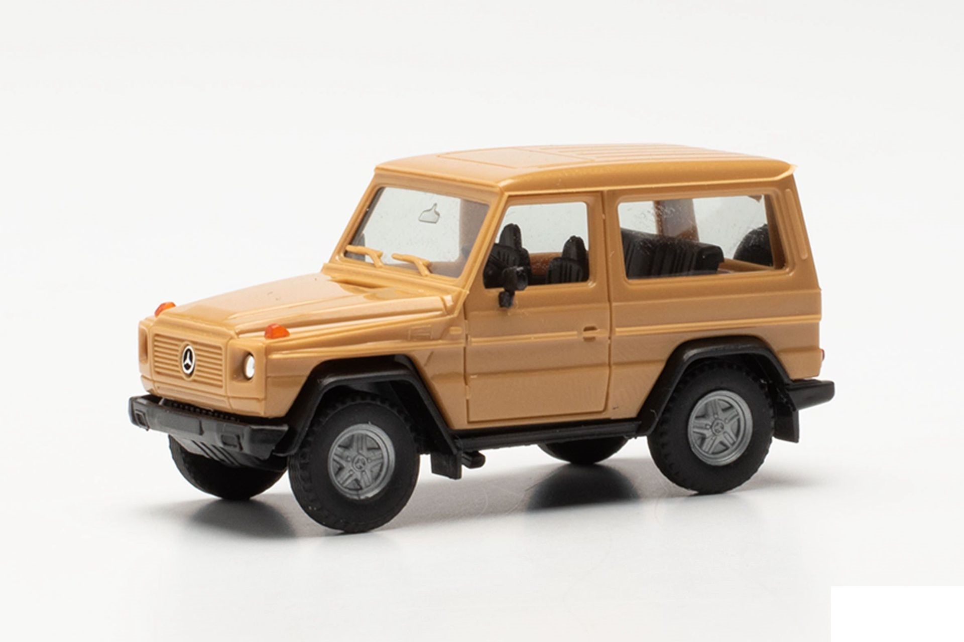 Herpa 012645-008 MiKi Mercedes Benz G-Modell Braunbeige Modellfahrzeug H0 1:87