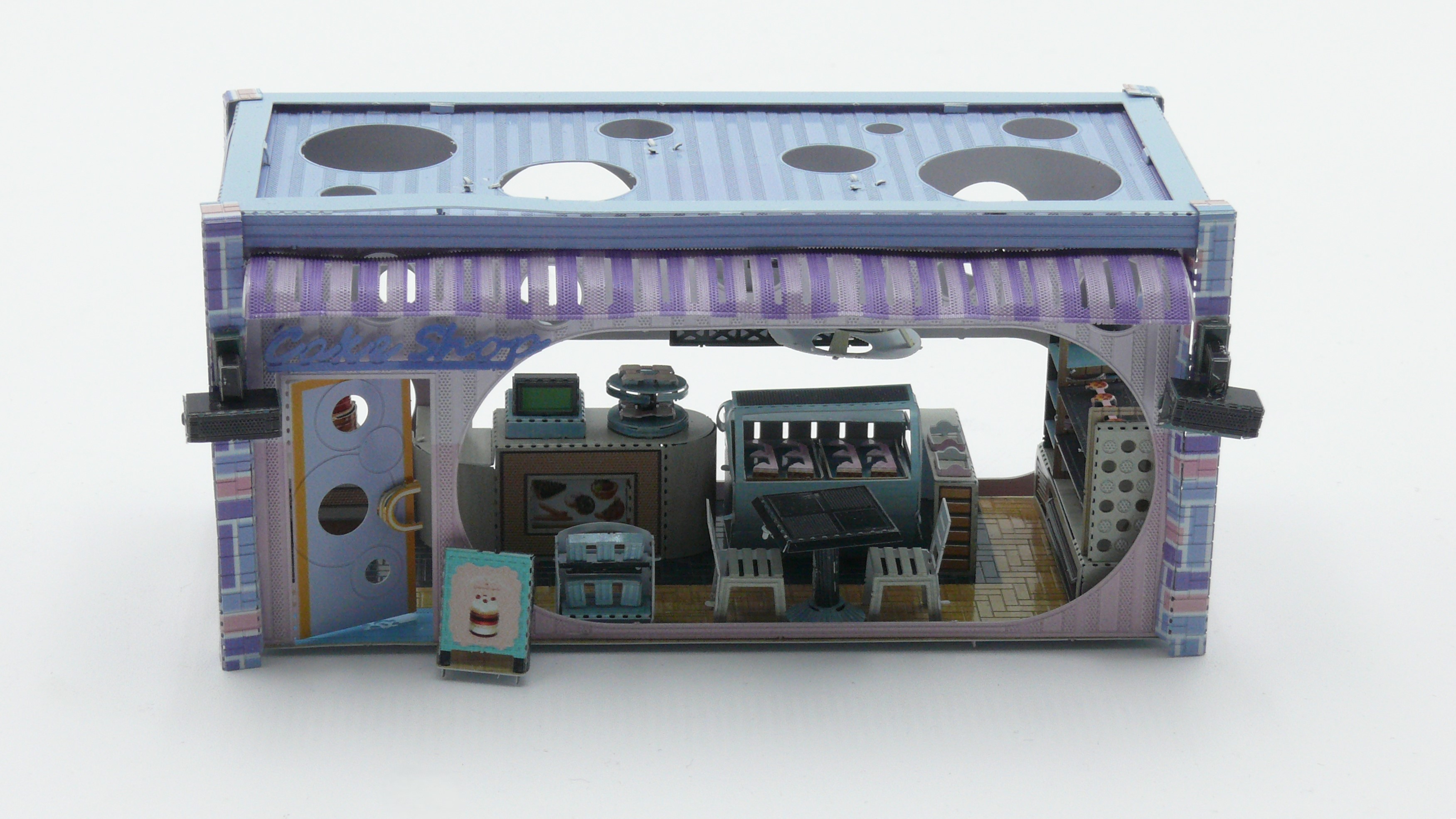 Metallbausatz Cake Shop