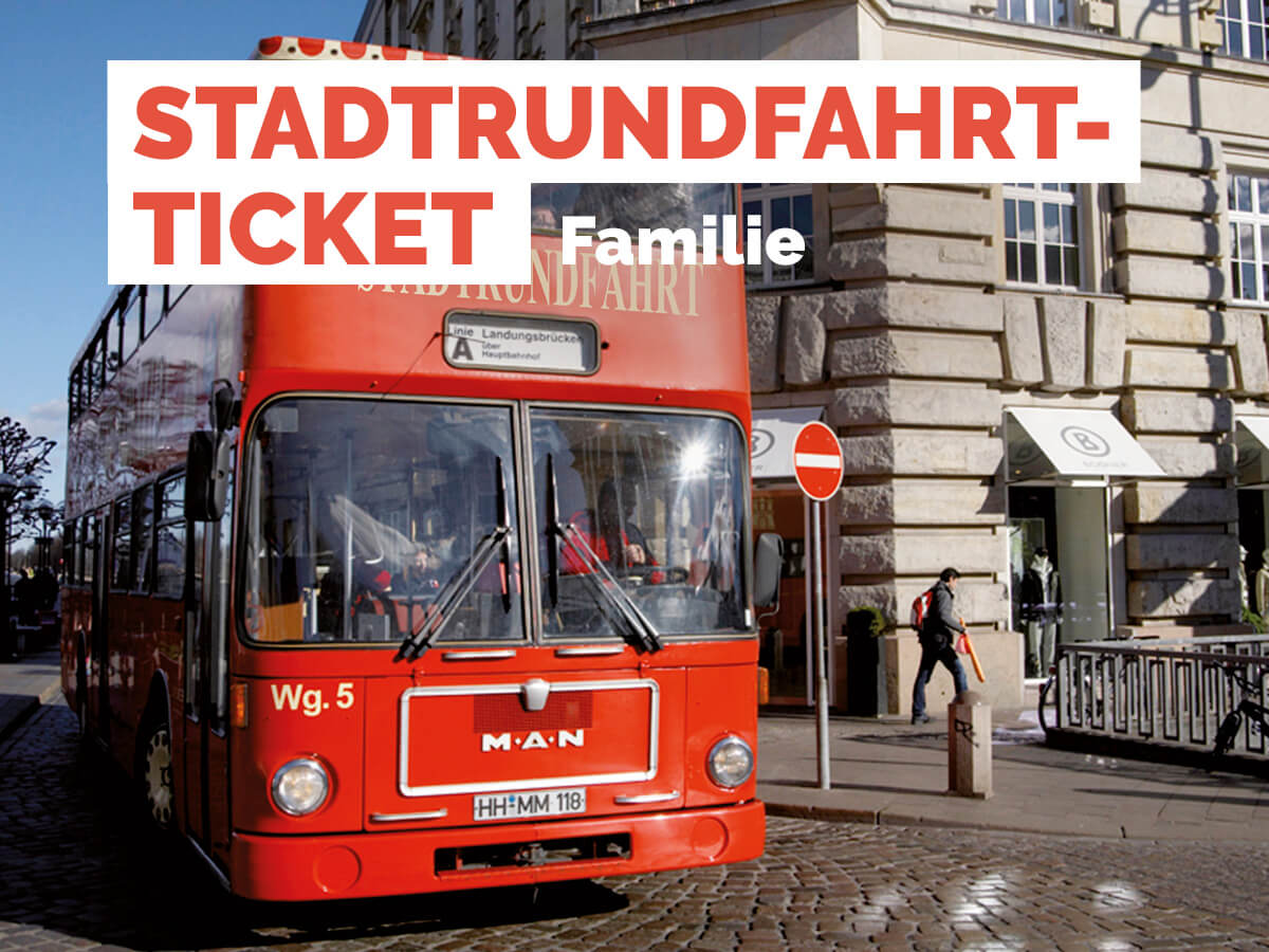 Ticket Stadtrundfahrt Hamburg Familienkarte