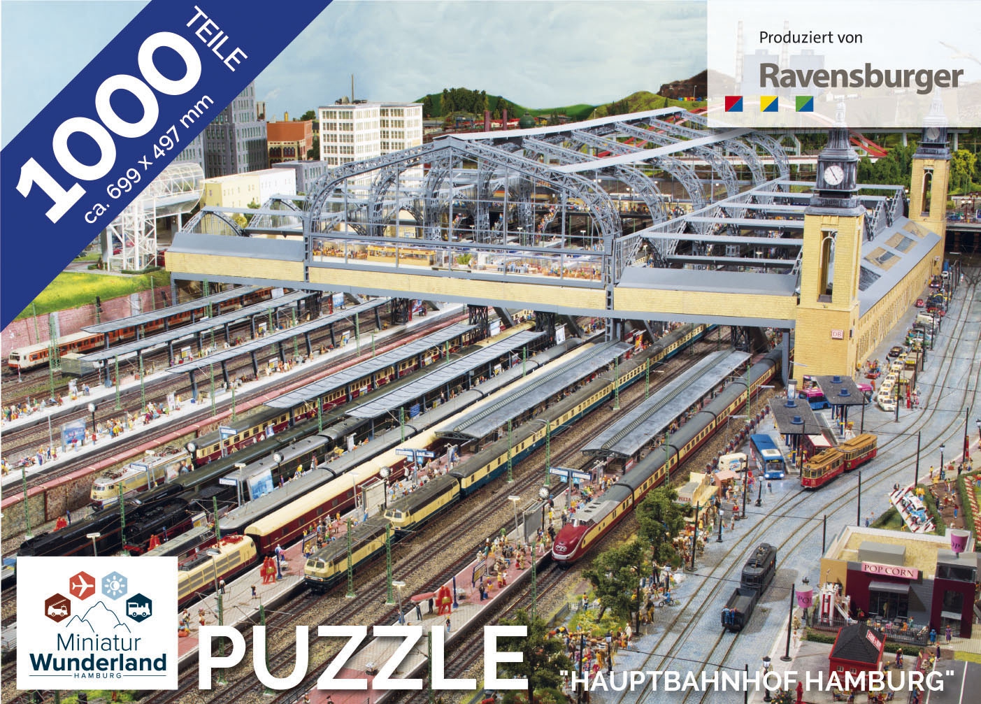 Puzzle "Hauptbahnhof" 1000 Teile von Ravensburger Puzzle "Hauptbahnhof" 1000 Teile von Ravensburger