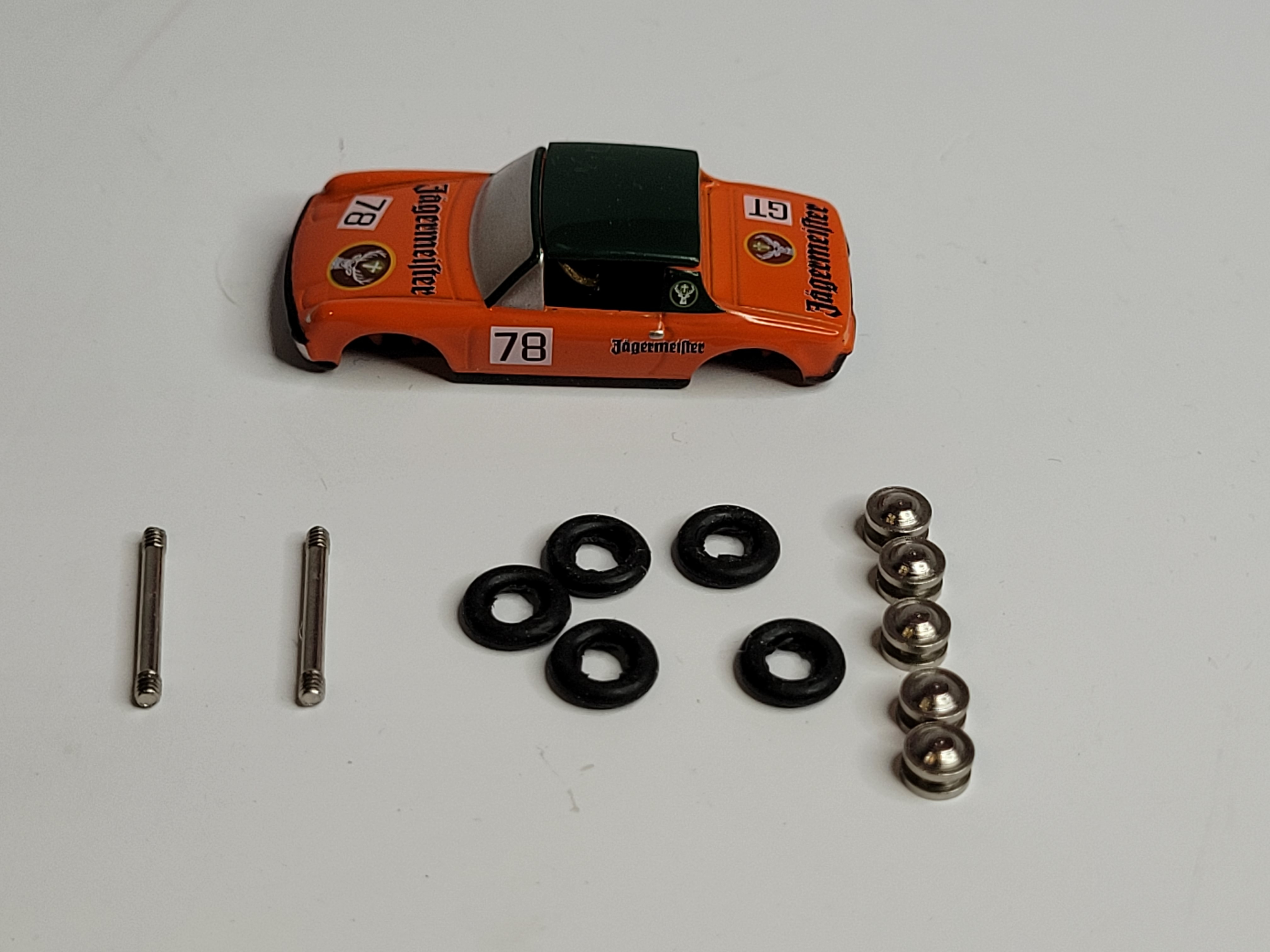 Schuco 450560600 Porsche 914/6 "Jägermeister" Montagekasten  Schuco 450560600 Porsche 914/6 "Jägermeister" Montagekasten