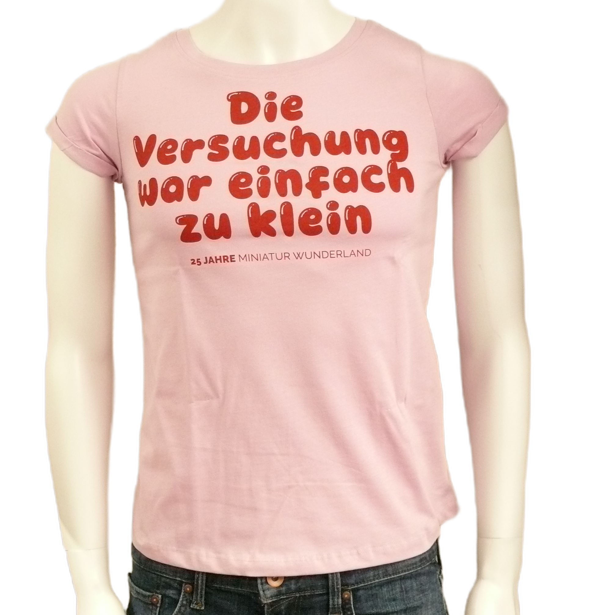T-Shirt – 25 Years of Miniatur Wunderland – “The Temptation Was Too Small”