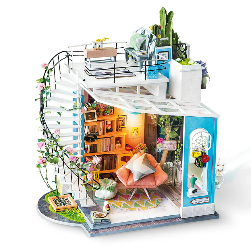 Dora's Loft - Bausatz DIY - Robotime ROLIFE DG12 Dora's Loft - Bausatz DIY - Robotime ROLIFE DG12