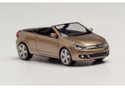 Herpa 034869-002 Volkswagen (VW) Golf Cabrio, sweet data gold metallic Herpa 034869-002 Volkswagen (VW) Golf Cabrio, sweet data gold metallic