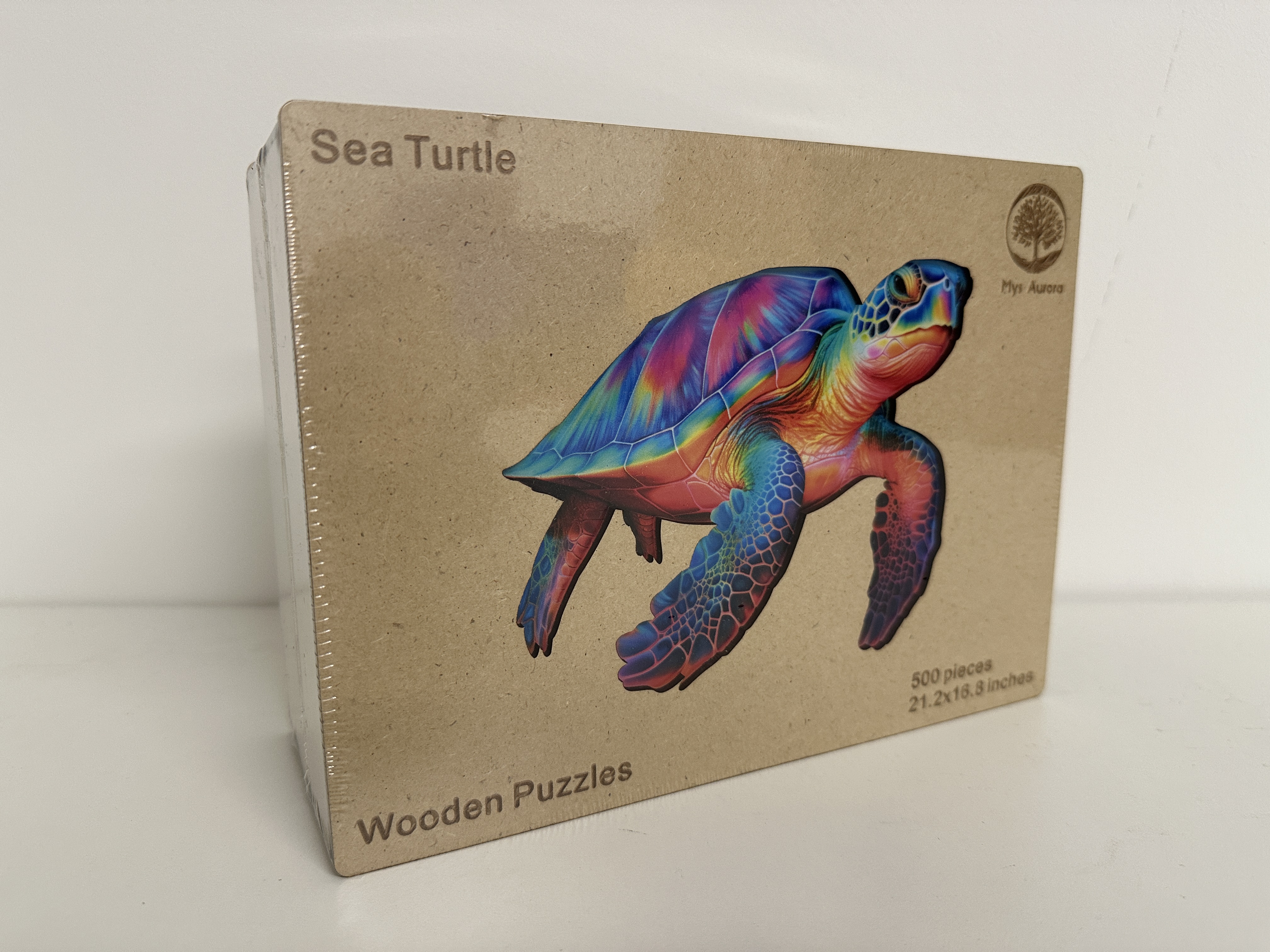 Holzpuzzle - Schildkröte "Sea Turtle" - 500 Teile