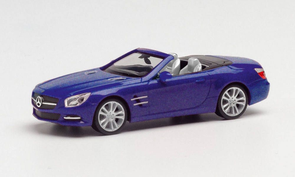 Herpa 034838-002 MB SL-Klasse cavansitbla metallic Modellfahrzeug H0 1:87 Herpa 034838-002 MB SL-Klasse cavansitbla metallic Modellfahrzeug H0 1:87
