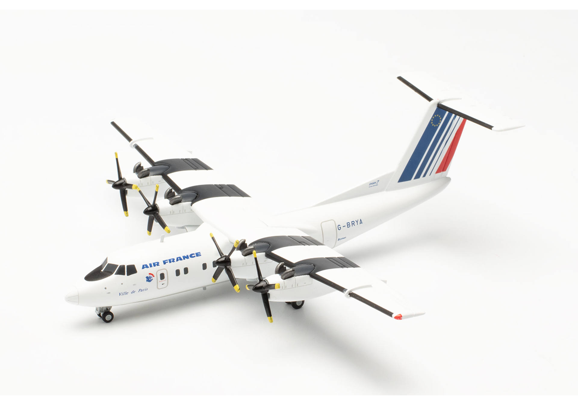 Herpa 572644 Air France De Havilland Canada DHC-7 – G-BRYA “Ville de Paris” 1:200