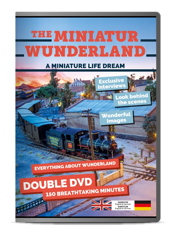 Wunderland Doppel-DVD „Miniatur Wunderland – A Miniature Life Dream“ (English & German)