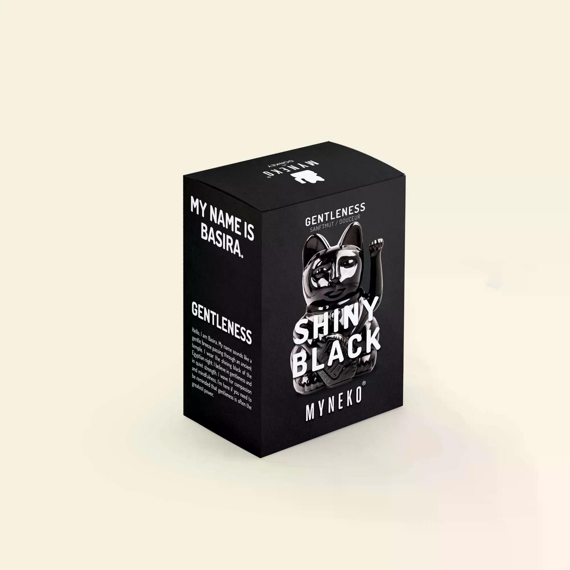 Winkekatze / Maneki Neko | Mini - Shiny Black