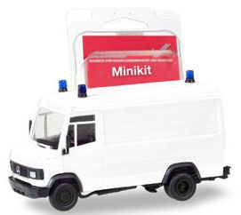 Herpa 013482 MiKi Mercedes Benz T2 Kasten Modellfahrzeug H0 1:87