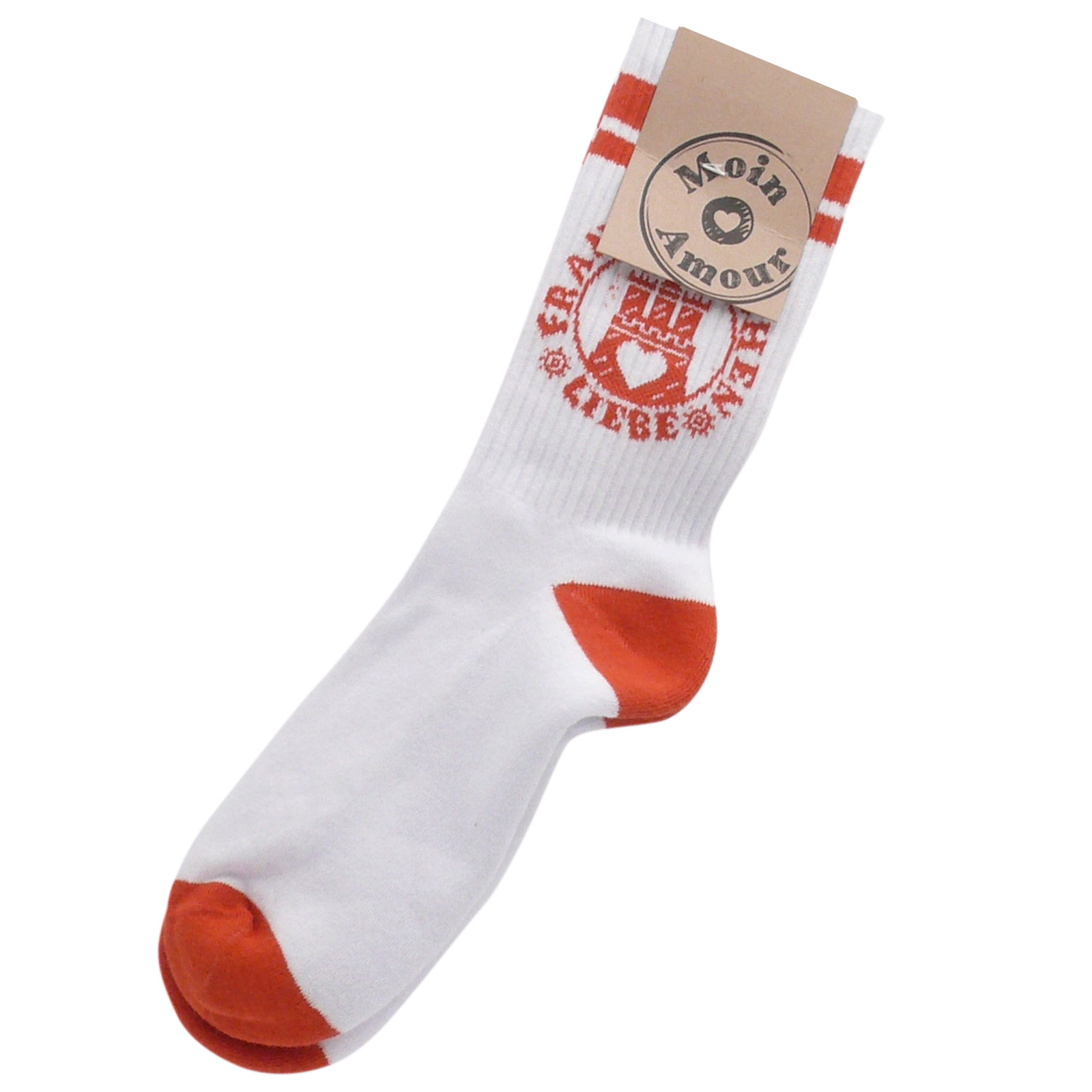 Franzbrötchenliebe Socken -  "Hamburg Red" Franzbrötchenliebe Socken -  "Hamburg Red"