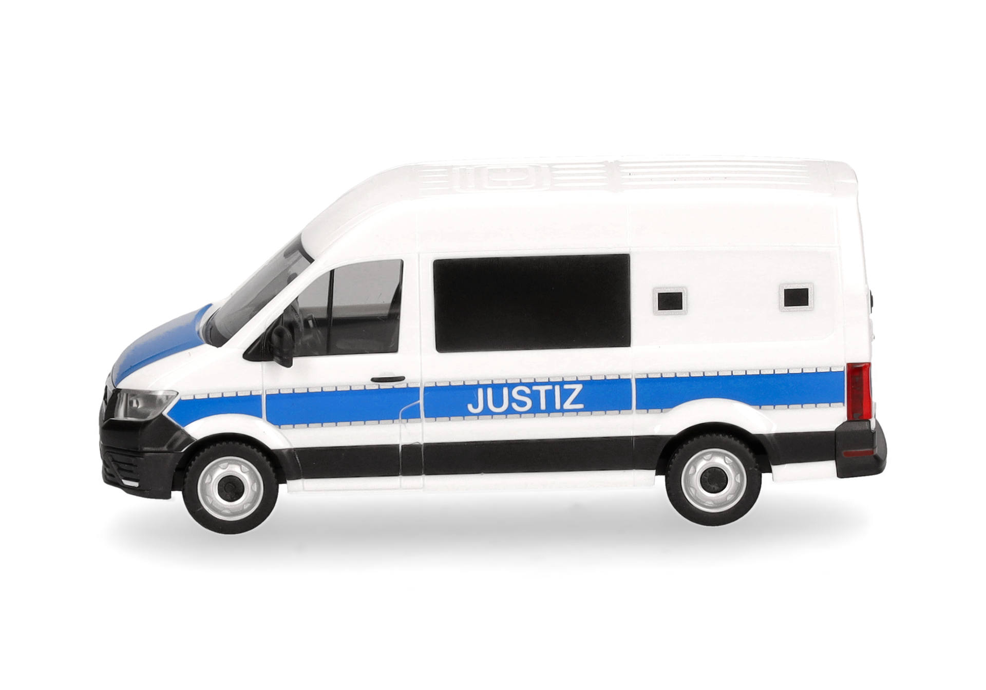 Herpa 98021 MAN TGE Kasten Hochdach Gefangenentransporter "Justiz" 1:87
